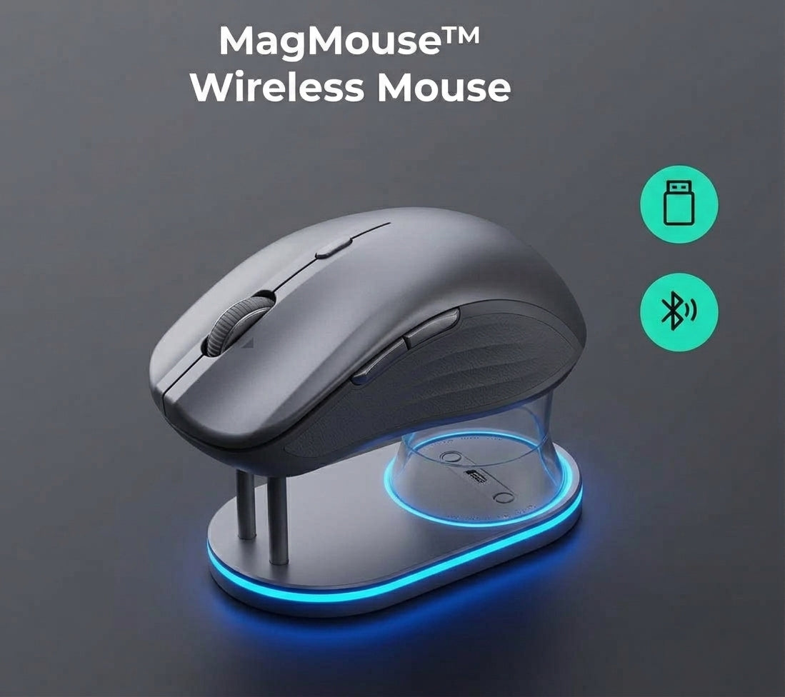 Magnetic Wireless Mouse