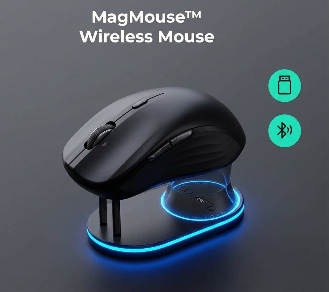 Magnetic Wireless Mouse